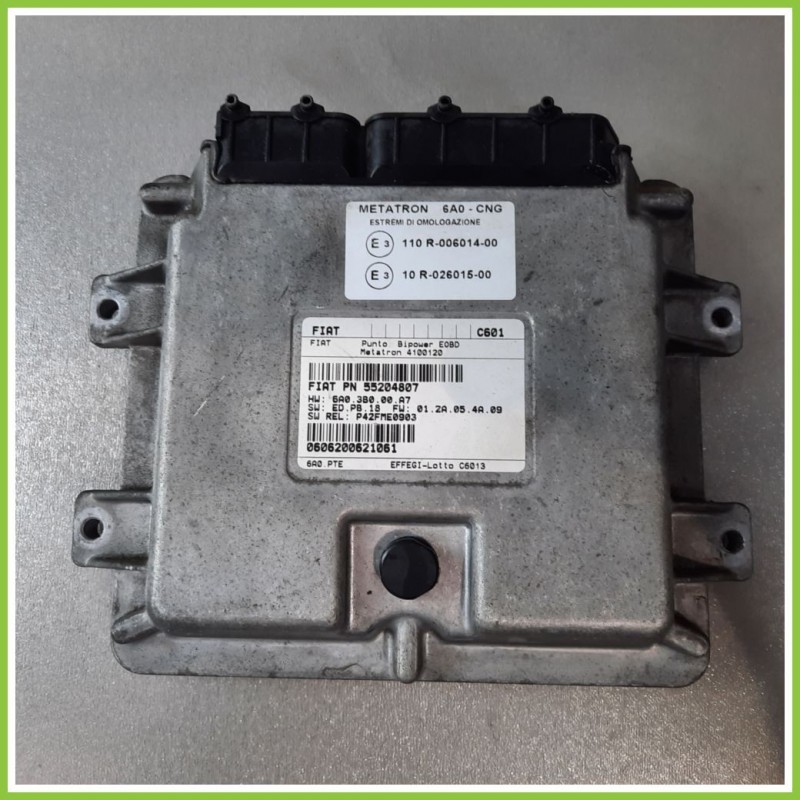 Centralina Motore Iniezione ECU METATRON 4100120 FIAT PUNTO 2U 1.2 8V 55204807 Benzina 2003 2007