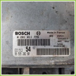 Centralina Motore Iniezione ECU BOSCH 0281011779 PEUGEOT 807 2.2 16V HDI 9659520280 Diesel 2002