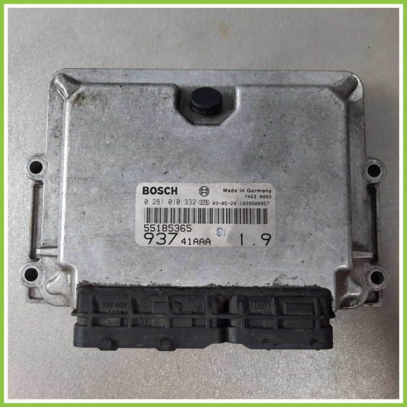 Centralina Motore Iniezione ECU BOSCH 0281010332 ALFA ROMEO 147 W8 1.9 JTD CONNECT 55185365 Diesel 2000 2006