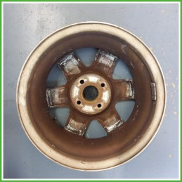 Cerchio Singolo in Lega Volkswagen Golf 3 Serie 14 pollici 14 6.0J 4x100 ET43 1pz 1H0601025A091 Originale Usato al pz