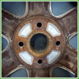 Cerchio Singolo in Lega Volkswagen Golf 3 Serie 14 pollici 14 6.0J 4x100 ET43 1pz 1H0601025A091 Originale Usato al pz