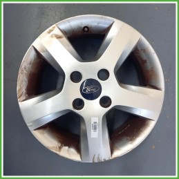 Cerchio Singolo in Lega Ford Fiesta 5 Serie 15 pollici 15 6.0J 4x108 ET52.5 1pz 1077166 Originale Usato al pz