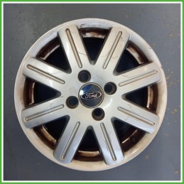 Cerchio Singolo in Lega Ford Fiesta 5 Serie 15 pollici 15 5.0J 4x108 ET52.5 1pz 1077166 Originale Usato al pz