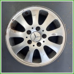 Cerchio Singolo in Lega Mercedes Classe A W169 15 pollici 15 6.0J 5x112 ET44 1pz A1694000402 Originale Usato al pz