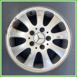 Cerchio Singolo in Lega Mercedes Classe A W169 15 pollici 15 6.0J 5x112 ET44 1pz A1694000402 Originale Usato al pz