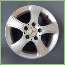 Cerchio Singolo in Lega Mercedes Classe A W169 15 pollici 15 6.0J 5x112 ET46 1pz A1694000402 Originale Usato al pz