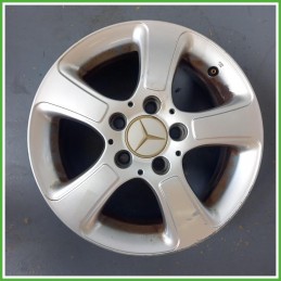 Cerchio Singolo in Lega Mercedes Classe A W169 15 pollici 15 6.0J 5x112 ET46 1pz A1694000402 Originale Usato al pz