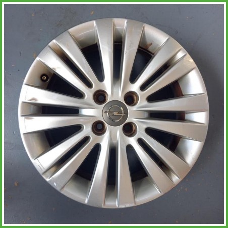 Cerchio Singolo in Lega Opel Corsa D 16 pollici 16 6.0J 4x100 ET40 1pz 13211900 Originale Usato al pz
