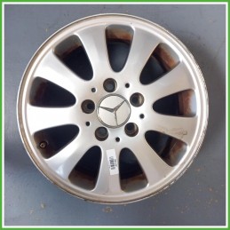 Cerchio Singolo in Lega Mercedes Classe A W169 15 pollici 15 6.0J 5x112 ET44 1pz A1694000402 Originale Usato al pz