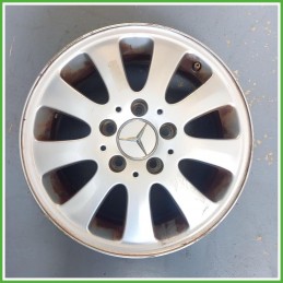 Cerchio Singolo in Lega Mercedes Classe A W169 15 pollici 15 6.0J 5x112 ET44 1pz A1694000402 Originale Usato al pz
