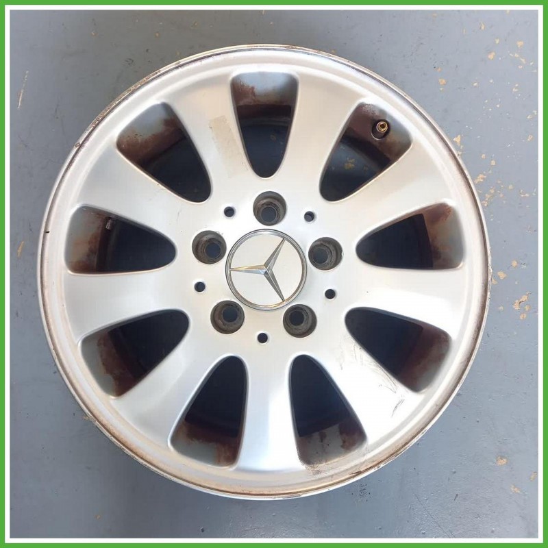 Cerchio Singolo in Lega Mercedes Classe A W169 15 pollici 15 6.0J 5x112 ET44 1pz A1694000402 Originale Usato al pz