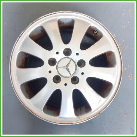 Cerchio Singolo in Lega Mercedes Classe A W169 15 pollici 15 6.0J 5x112 ET44 1pz A1694000402 Originale Usato al pz