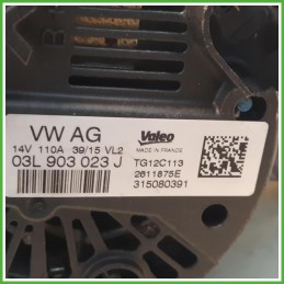 Alternatore Valeo 2311875E Seat Leon 5F1 03L903023J 2013-2016