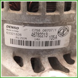 Alternatore Denso 63321826 Fiat Doblo 1 Serie 51859053 2003-2005