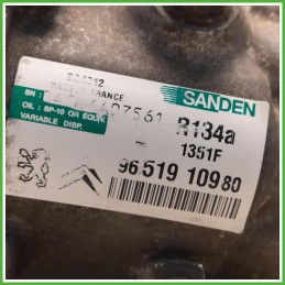 Compressore Clima AC Aria Condizionata Sanden 4574407561 Peugeot 307 2 Serie 9822826880 2005-2009