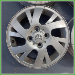 Cerchi in Lega Citroen C1 1 Serie 14 pollici 14 4.5J 4x100 ET39 4pz 5401P0 Originale Usato
