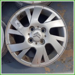 Cerchi in Lega Citroen C1 1 Serie 14 pollici 14 4.5J 4x100 ET39 4pz 5401P0 Originale Usato