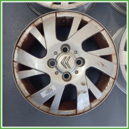 Cerchi in Lega Citroen C1 1 Serie 14 pollici 14 4.5J 4x100 ET39 4pz 5401P0 Originale Usato