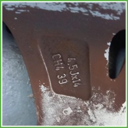 Cerchi in Lega Citroen C1 1 Serie 14 pollici 14 4.5J 4x100 ET39 4pz 5401P0 Originale Usato