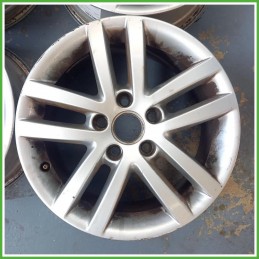 Cerchi in Lega Volkswagen Golf 6 Serie 16 pollici 16 6.5J 5x112 ET50 4pz 1K0601027K03C Originale Usato