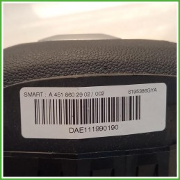 Airbag Guidatore Sinistro SX Smart Fortwo Coupe 451 0.8 CDiF Pure 6v. A4518602902CR4A 2007-2010