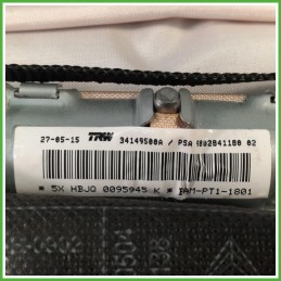 Airbag Laterale Destro DX Citroen C3 2 Serie 1.2 VTi 12v. 9802841180 2013-2016 Trw 34149500A