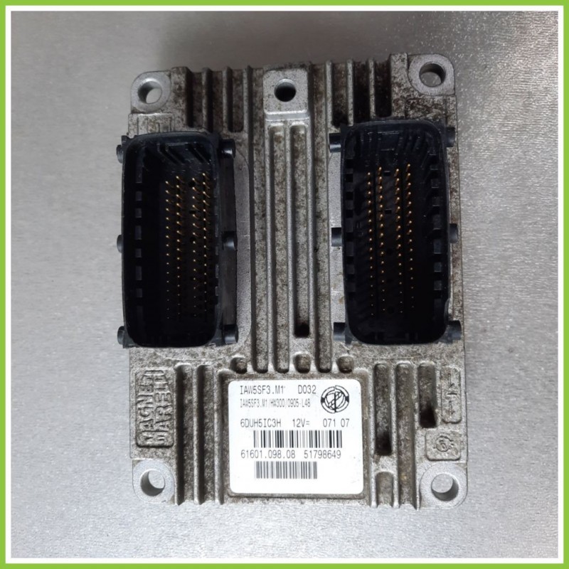 Centralina Motore Iniezione ECU MAGNETI MARELLI IAW5SF.M1 FIAT GRANDE PUNTO 2Y 1.2 51798649 Benzina 2005 2008