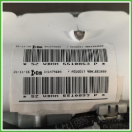 Airbag Laterale Sinistro SX Peugeot 3008 2 Serie 1.6 BlueHDi 9801663080 2016-2020 Dm Dalphimetal 34143460A
