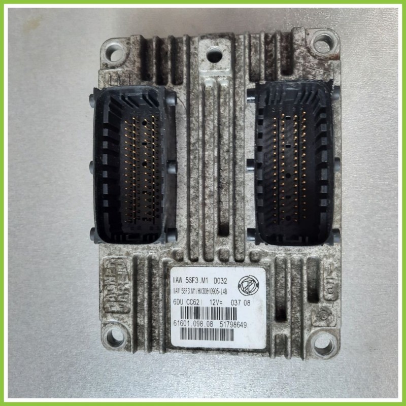 Centralina Motore Iniezione ECU MAGNETI MARELLI IAW5SF3.M1 FIAT GRANDE PUNTO 2Y 1.2 51798647 Benzina 2005 2008