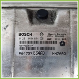 Centralina Motore Iniezione ECU BOSCH 0281010814 CHRYSLER VOYAGER/GRAND VOYAGER 2.5 CRD P04727 Diesel 2001 2004