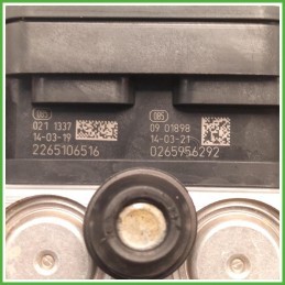 Centralina ABS Modulo Pompa Bosch 0265956292 95514489 Opel Meriva B 2014 Originale Usato