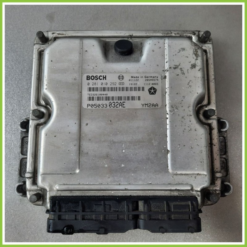 Centralina Motore Iniezione ECU BOSCH 0281010292 CHRYSLER PT CRUISER 2.2 CRD LIMITED P05033 Diesel 2000 2005