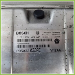 Centralina Motore Iniezione ECU BOSCH 0281010292 CHRYSLER PT CRUISER 2.2 CRD LIMITED P05033 Diesel 2000 2005