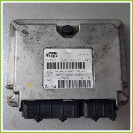 Centralina Motore Iniezione ECU MAGNETI MARELLI IAW4AF.S2 FIAT PANDA 2Q 1.2 EMOTION 55196262 Benzina 2003 2010