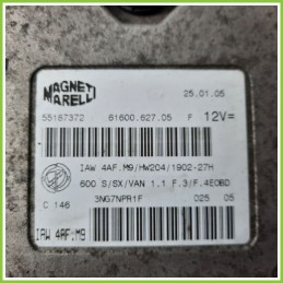 Centralina Motore Iniezione ECU MAGNETI MARELLI IAW4AF.M9 FIAT SEICENTO 1E 1.1 ACTIVE 51787372 Benzina 1998 2005