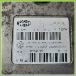 Centralina Motore Iniezione ECU MAGNETI MARELLI IAW4AF.S2 FIAT PANDA 2Q 1.2 DYNAMIC 51782647 Benzina 2003 2010