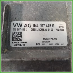 Centralina Motore Iniezione ECU Delphi 28594714 Seat Leon 5F1 1.6 TDI FR 16v. 04L906056HN Gasolio 2016-2020