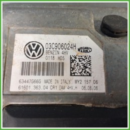 Centralina Motore Iniezione ECU Magneti Marelli IAW4HV.H Seat Ibiza IV 6L1 1.4 16v. 03C906024AG Benzina 2006-2009