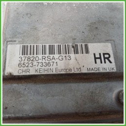 Centralina Motore Iniezione ECU Keihin 6523-733671 Honda Civic 8 Serie 1.8 iVTEC 16v. 37820RSAG15 Benzina 2005-2008