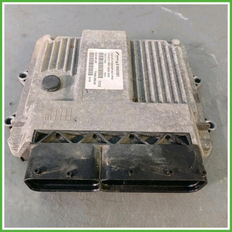 Centralina Motore Iniezione ECU Magneti Marelli MJD6F3.PI Fiat Grande Punto 1.3 Multijet 16v. 51843361 Gasolio 2009-2013