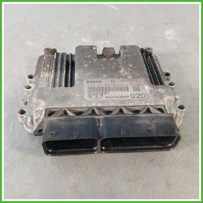 Centralina Motore Iniezione ECU Bosch 0281013532 Alfa Romeo 147 2 Serie 1.9 JTD PF Q2 16v. 55207097 Gasolio 2006-2010
