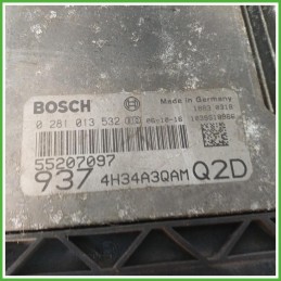 Centralina Motore Iniezione ECU Bosch 0281013532 Alfa Romeo 147 2 Serie 1.9 JTD PF Q2 16v. 55207097 Gasolio 2006-2010