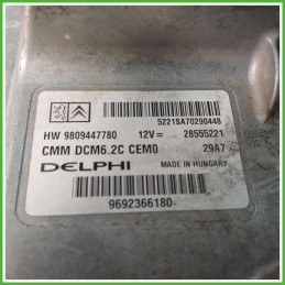 Centralina Motore Iniezione ECU Delphi 2855521 Citroen Jumper 3 Serie 2.0 BlueHDI  16v. 9692366180 Gasolio 2015
