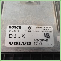 Centralina Motore Iniezione ECU Bosch 0281011755 Volvo V50 1.6 D4 16v. 36000595 Gasolio 2004