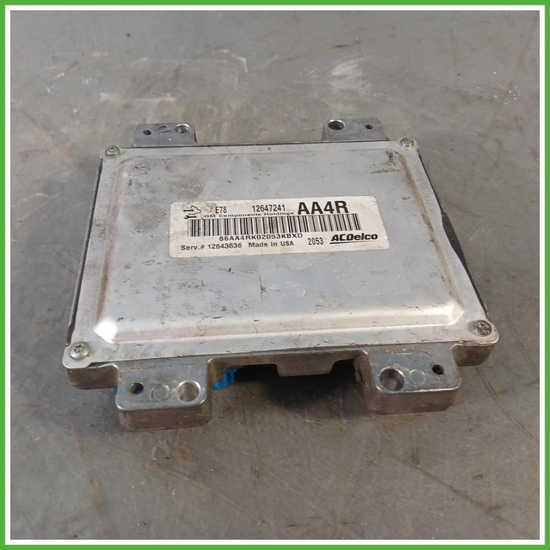 Centralina Motore Iniezione ECU Acdelco 12647241 Opel Astra J SW 1.4 Gpl 16v. 12643636 Benzina GPL 2012-2012