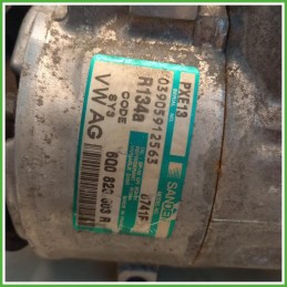 Compressore Clima AC Aria Condizionata Sanden 8741F Skoda Fabia 6Y2 6Q0820808FX 2004-2007