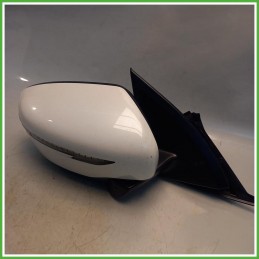 Specchio Specchietto Retrovisore Destro DX Bianco Nissan Qashqai 2 Serie 2018 Smr Originale Usato