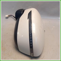 Specchio Specchietto Retrovisore Sinistro SX Bianco Nissan Qashqai 2 Serie 2018 Smr Originale Usato