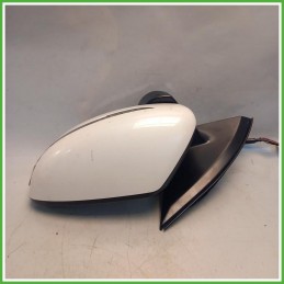 Specchio Specchietto Retrovisore Sinistro SX Bianco Nissan Qashqai 2 Serie 2018 Smr Originale Usato
