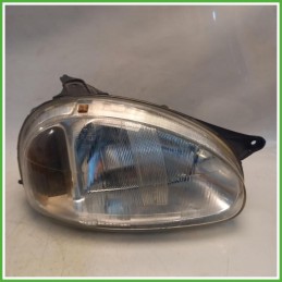 Faro Fanale Proiettore Destro DX Valeo Opel Corsa B 1998-2000 90444785 Originale Usato